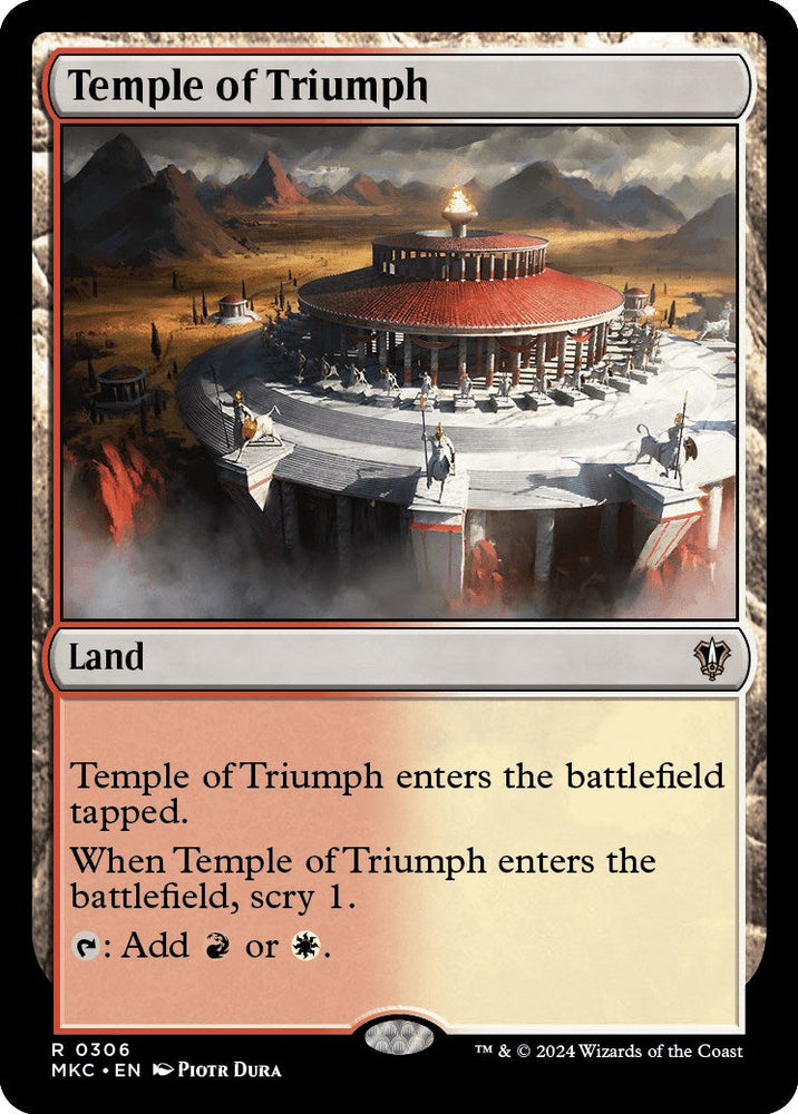 Temple of Triumph [Murders at Karlov Manor Commander] Magic: The Gathering