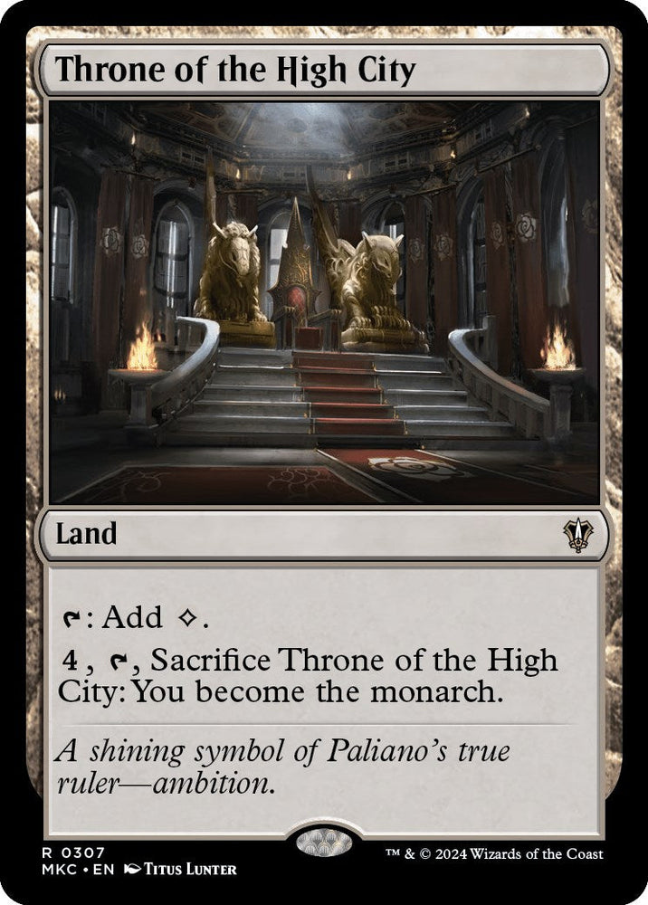 Throne of the High City [Murders at Karlov Manor Commander] Magic: The Gathering
