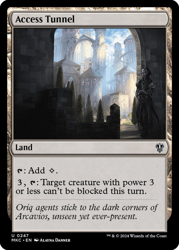 Access Tunnel [Murders at Karlov Manor Commander] Magic: The Gathering