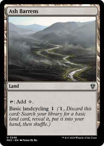 Ash Barrens [Murders at Karlov Manor Commander] Magic: The Gathering