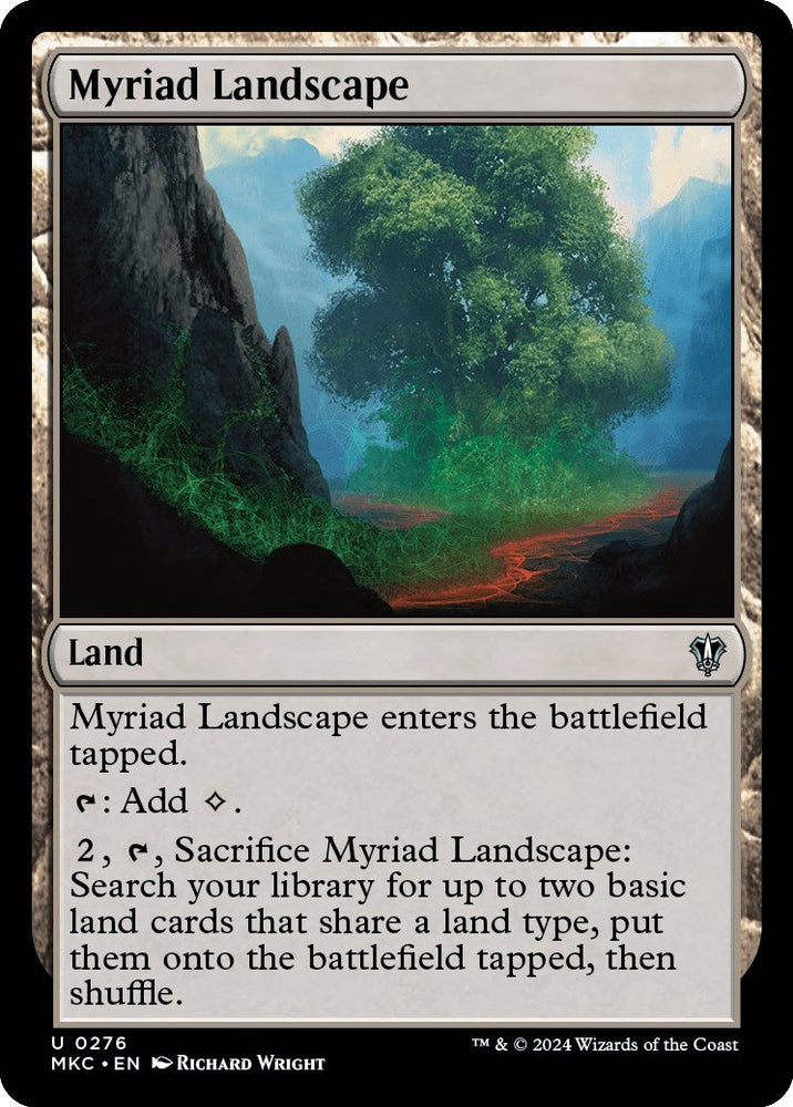Myriad Landscape [Murders at Karlov Manor Commander] Magic: The Gathering