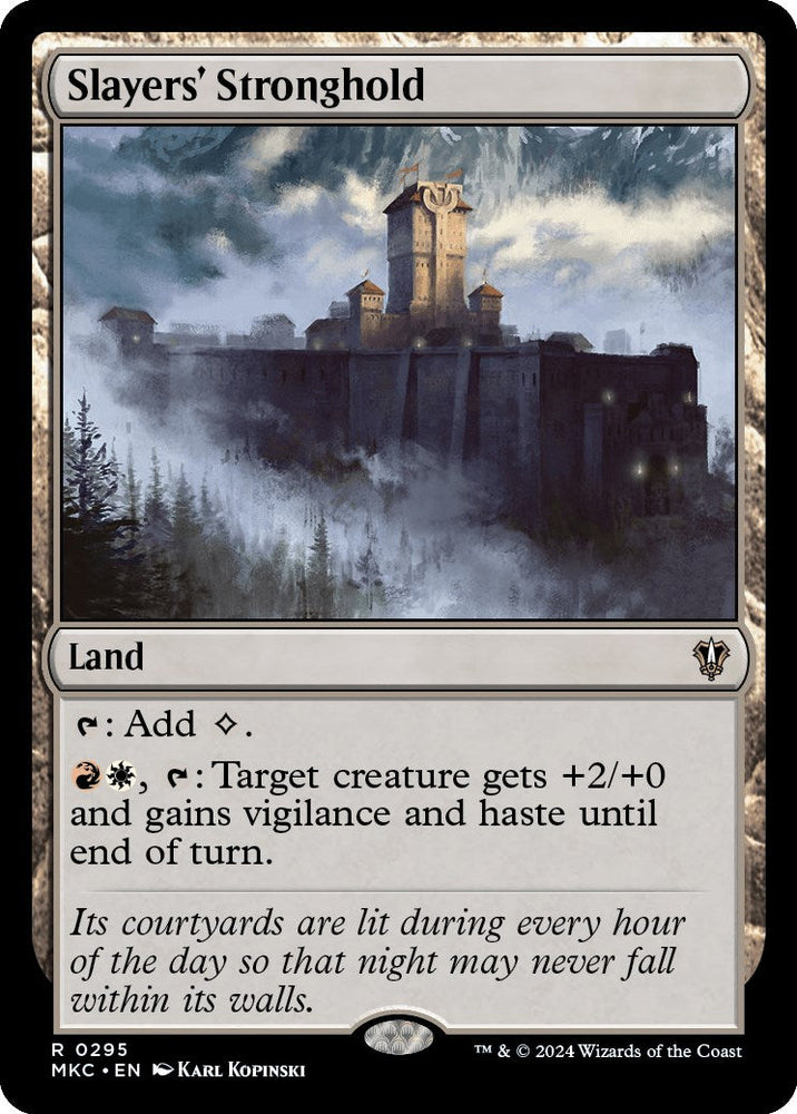 Slayers' Stronghold [Murders at Karlov Manor Commander] Magic: The Gathering