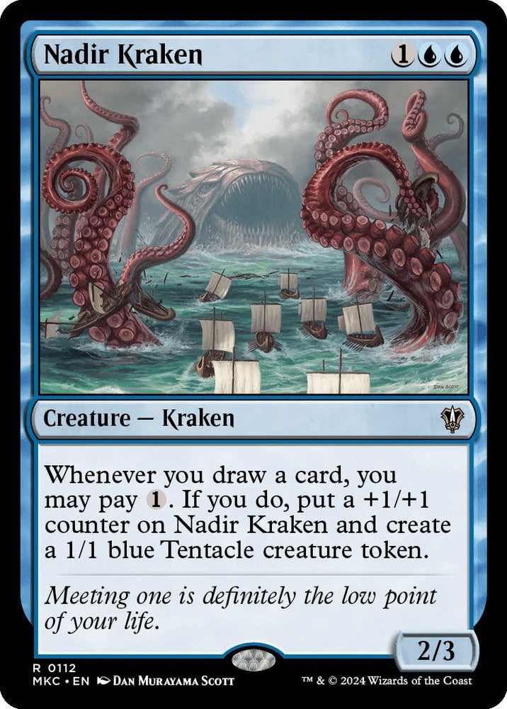 Nadir Kraken [Murders at Karlov Manor Commander] Magic: The Gathering