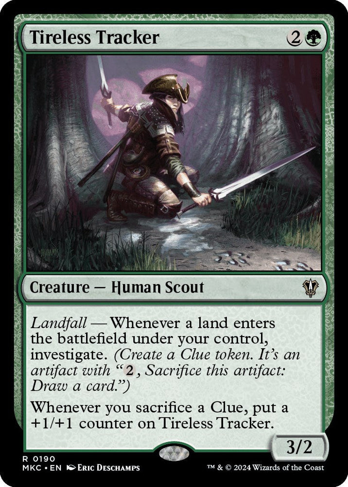 Tireless Tracker [Murders at Karlov Manor Commander] Magic: The Gathering