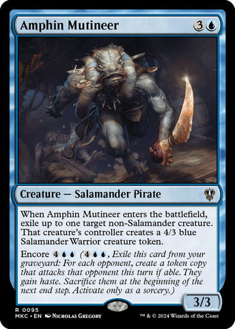 Amphin Mutineer [Murders at Karlov Manor Commander] Magic: The Gathering