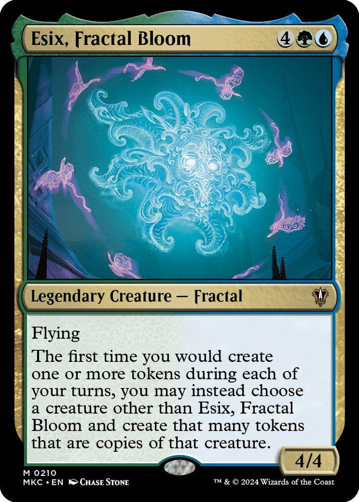 Esix, Fractal Bloom [Murders at Karlov Manor Commander] Magic: The Gathering