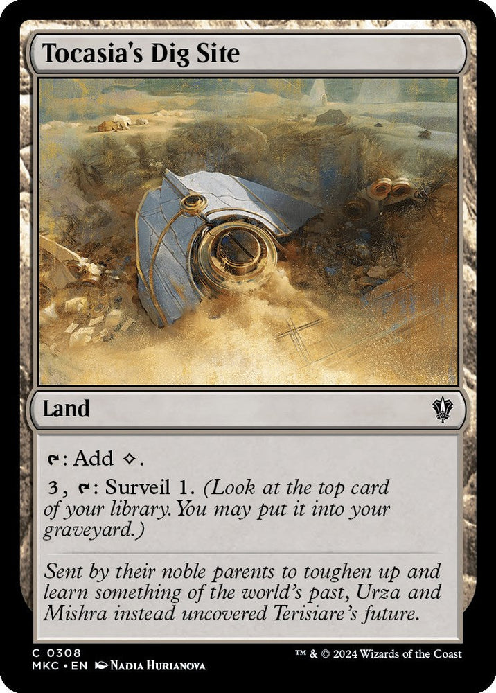 Tocasia's Dig Site [Murders at Karlov Manor Commander] Magic: The Gathering