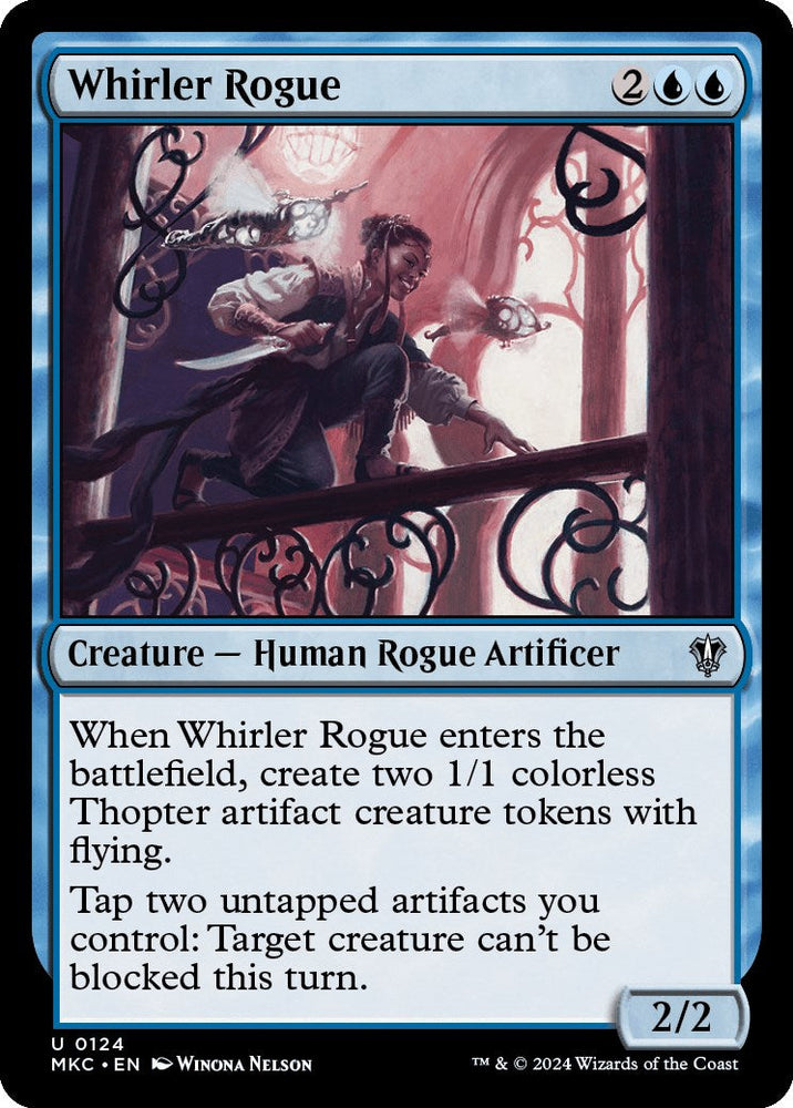 Whirler Rogue [Murders at Karlov Manor Commander] Magic: The Gathering