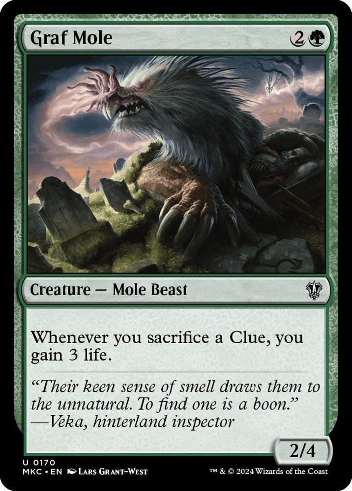 Graf Mole [Murders at Karlov Manor Commander] Magic: The Gathering