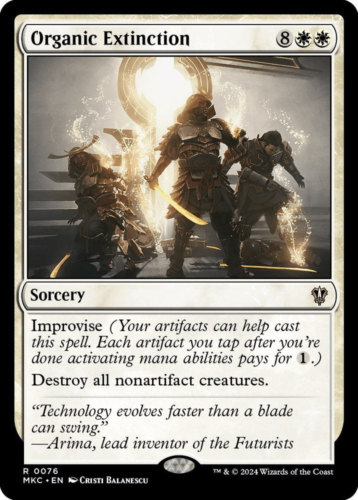 Organic Extinction [Murders at Karlov Manor Commander] Magic: The Gathering