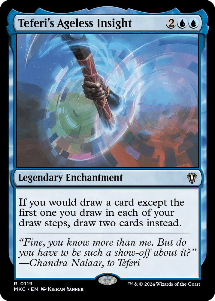 Teferi's Ageless Insight [Murders at Karlov Manor Commander] Magic: The Gathering