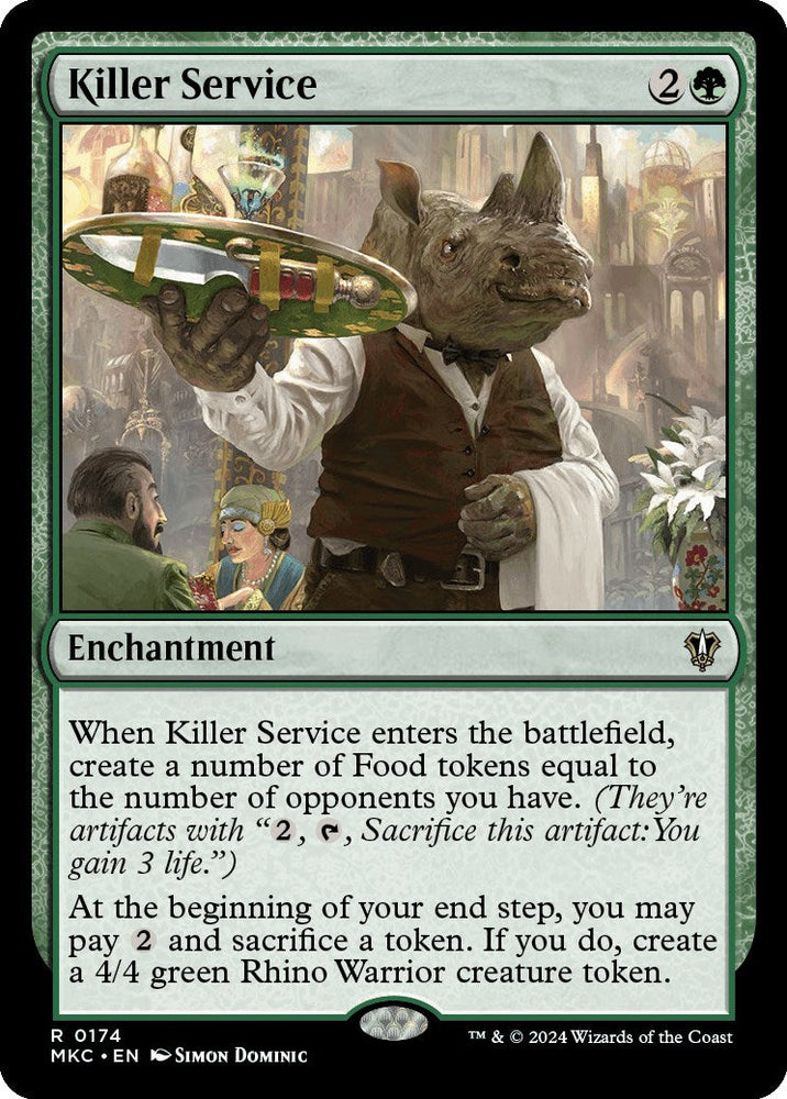 Killer Service [Murders at Karlov Manor Commander] Magic: The Gathering