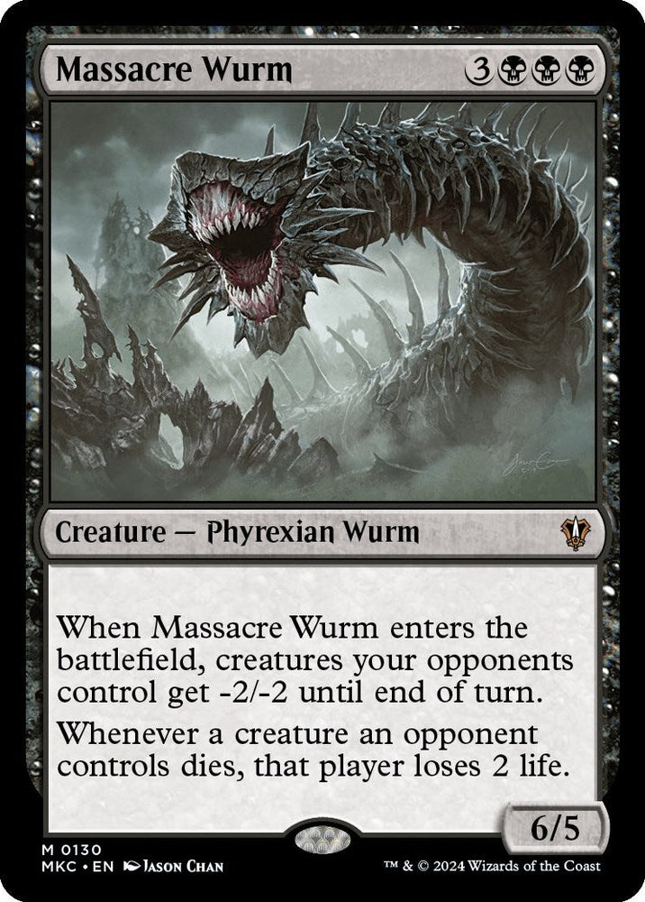 Massacre Wurm [Murders at Karlov Manor Commander] Magic: The Gathering