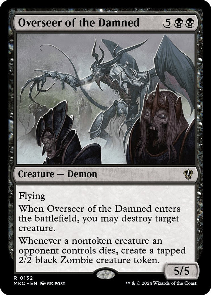 Overseer of the Damned [Murders at Karlov Manor Commander] Magic: The Gathering