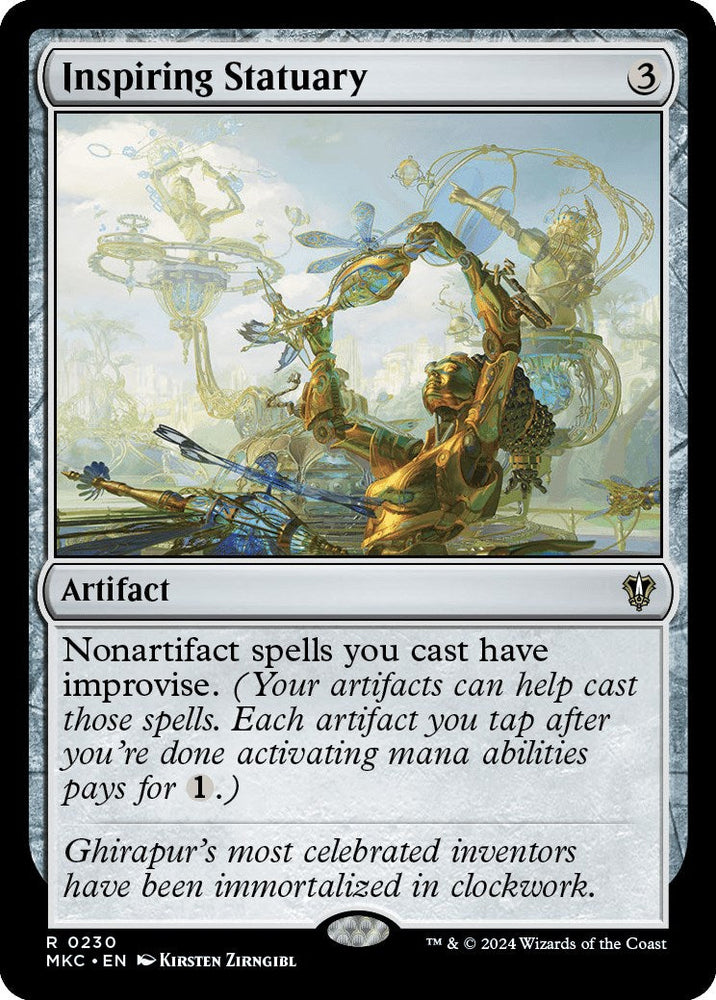 Inspiring Statuary [Murders at Karlov Manor Commander] Magic: The Gathering