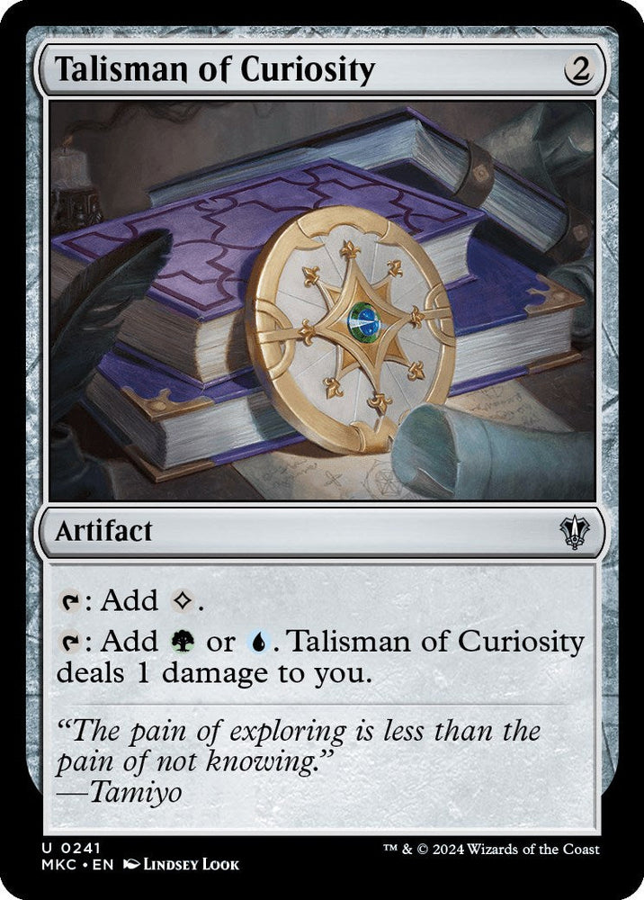 Talisman of Curiosity [Murders at Karlov Manor Commander] Magic: The Gathering
