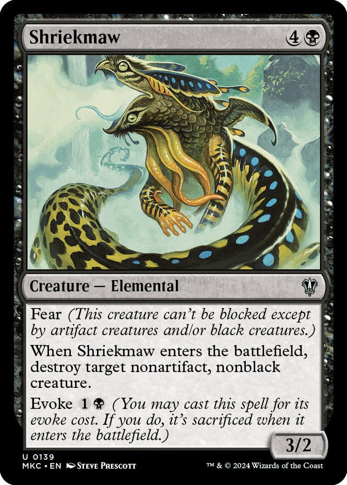 Shriekmaw [Murders at Karlov Manor Commander] Magic: The Gathering