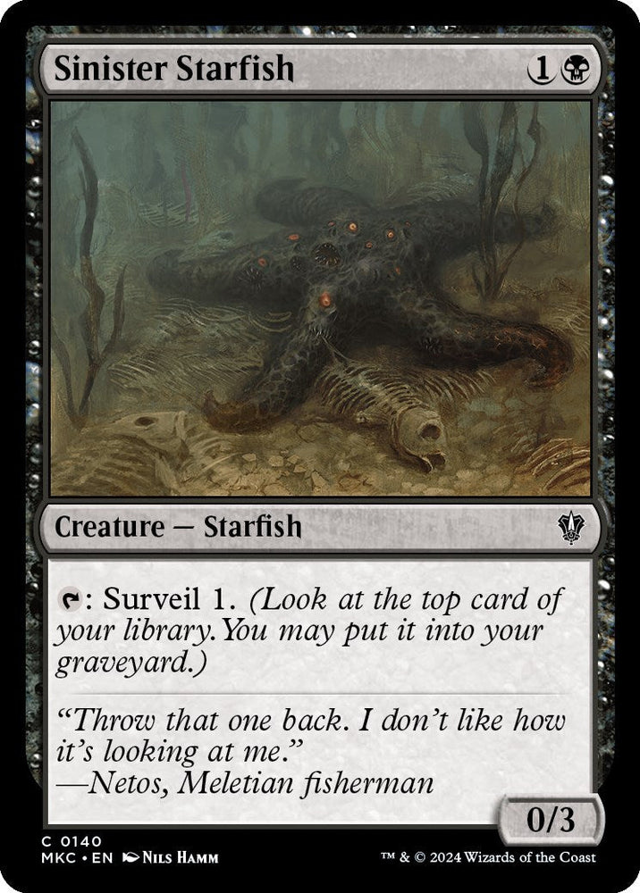 Sinister Starfish [Murders at Karlov Manor Commander] Magic: The Gathering