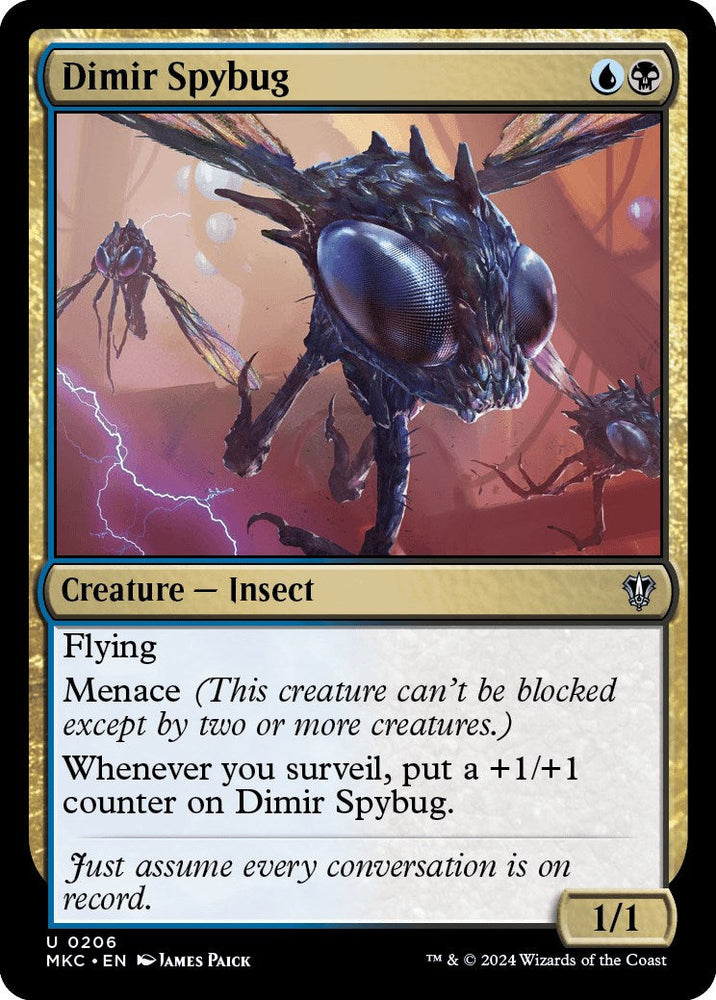 Dimir Spybug [Murders at Karlov Manor Commander] Magic: The Gathering