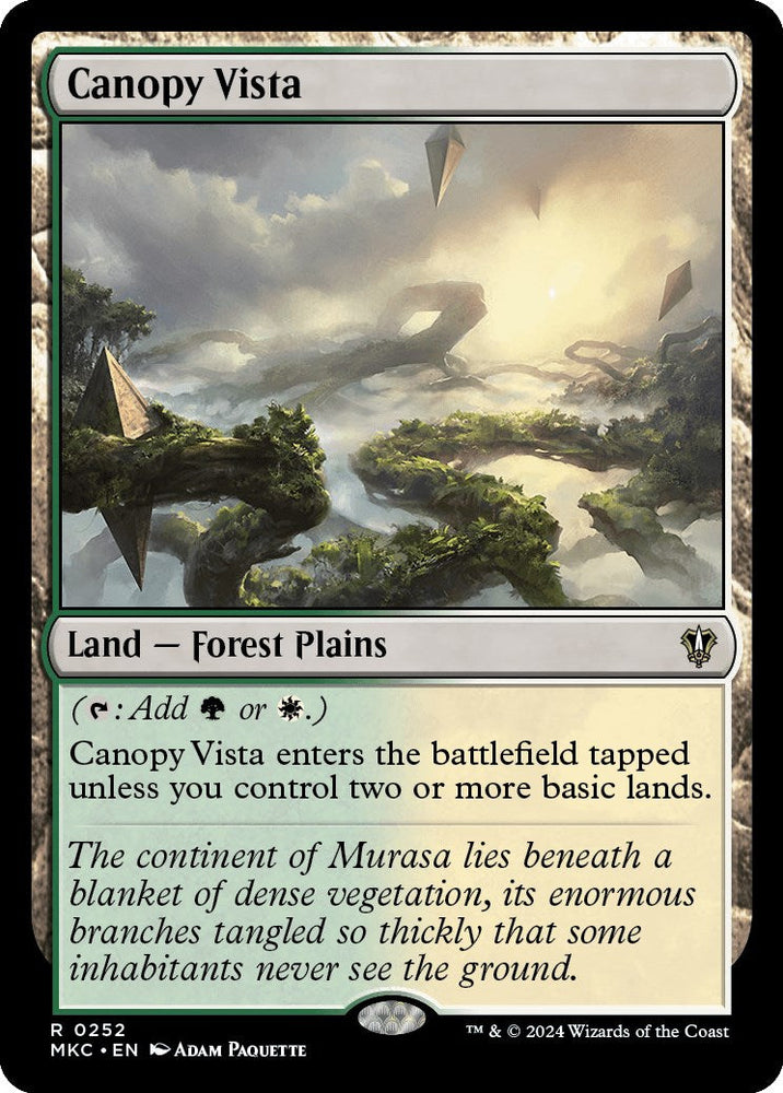 Canopy Vista [Murders at Karlov Manor Commander] Magic: The Gathering