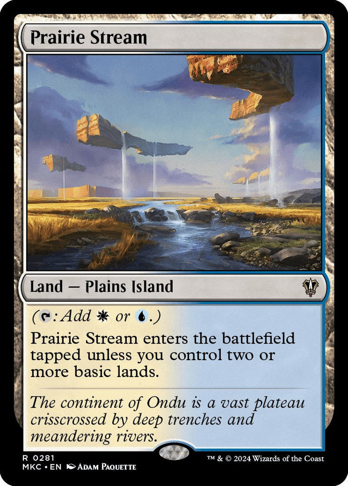 Prairie Stream [Murders at Karlov Manor Commander] Magic: The Gathering