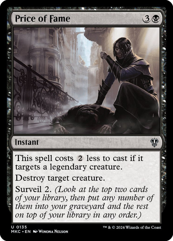 Price of Fame [Murders at Karlov Manor Commander] Magic: The Gathering