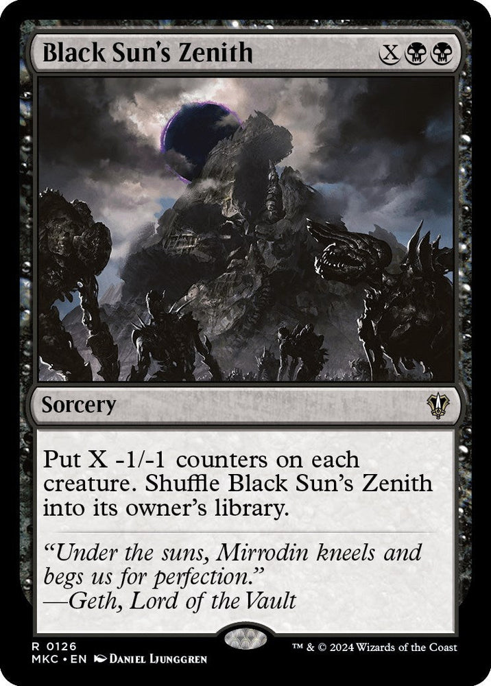 Black Sun's Zenith [Murders at Karlov Manor Commander] Magic: The Gathering
