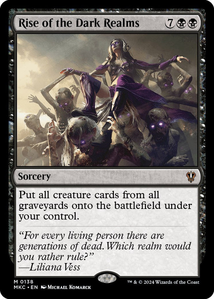 Rise of the Dark Realms [Murders at Karlov Manor Commander] Magic: The Gathering