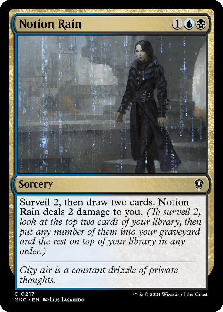 Notion Rain [Murders at Karlov Manor Commander] Magic: The Gathering