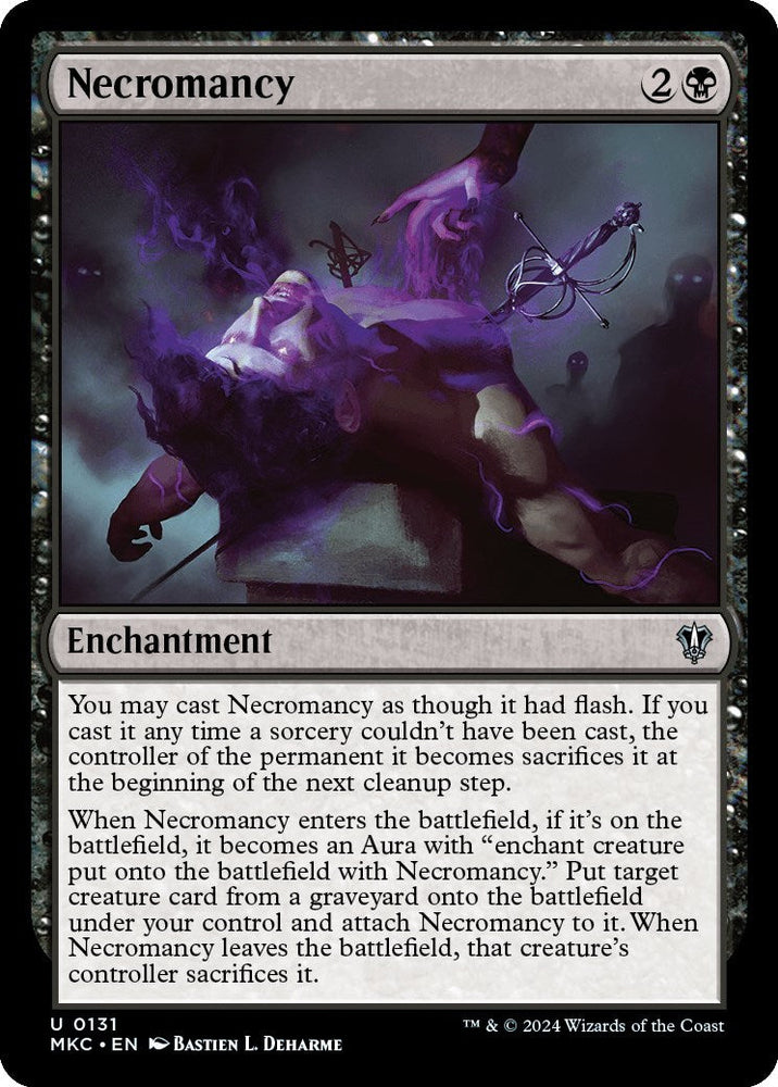 Necromancy [Murders at Karlov Manor Commander] Magic: The Gathering