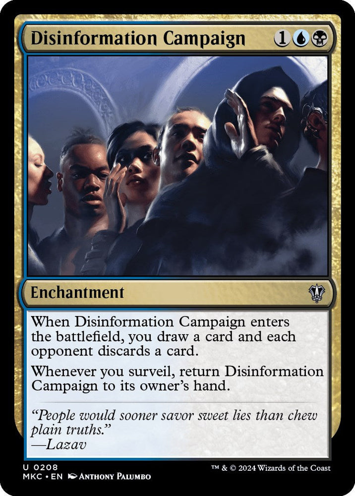 Disinformation Campaign [Murders at Karlov Manor Commander] Magic: The Gathering
