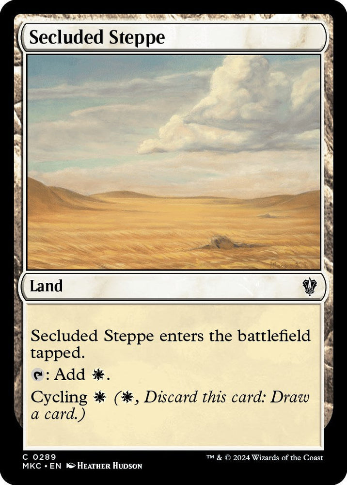 Secluded Steppe [Murders at Karlov Manor Commander] Magic: The Gathering