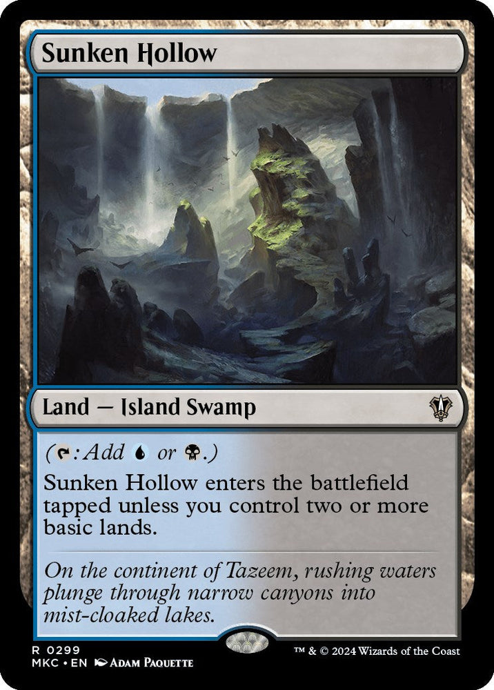 Sunken Hollow [Murders at Karlov Manor Commander] Magic: The Gathering