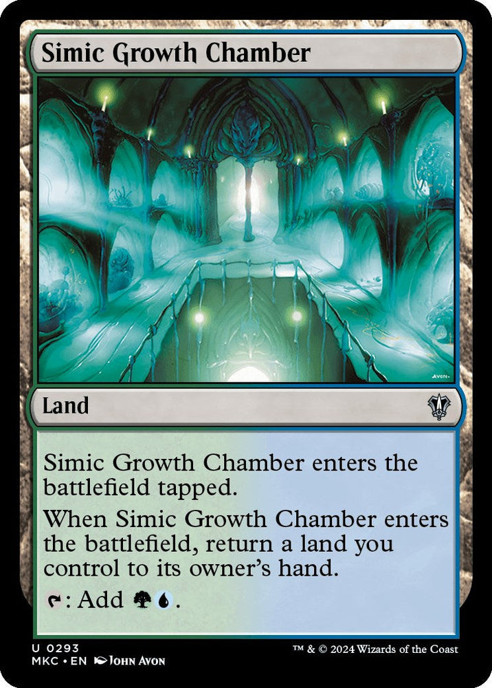 Simic Growth Chamber [Murders at Karlov Manor Commander] Magic: The Gathering