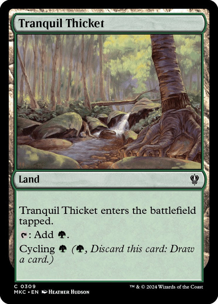 Tranquil Thicket [Murders at Karlov Manor Commander] Magic: The Gathering