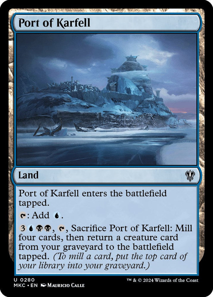 Port of Karfell [Murders at Karlov Manor Commander] Magic: The Gathering