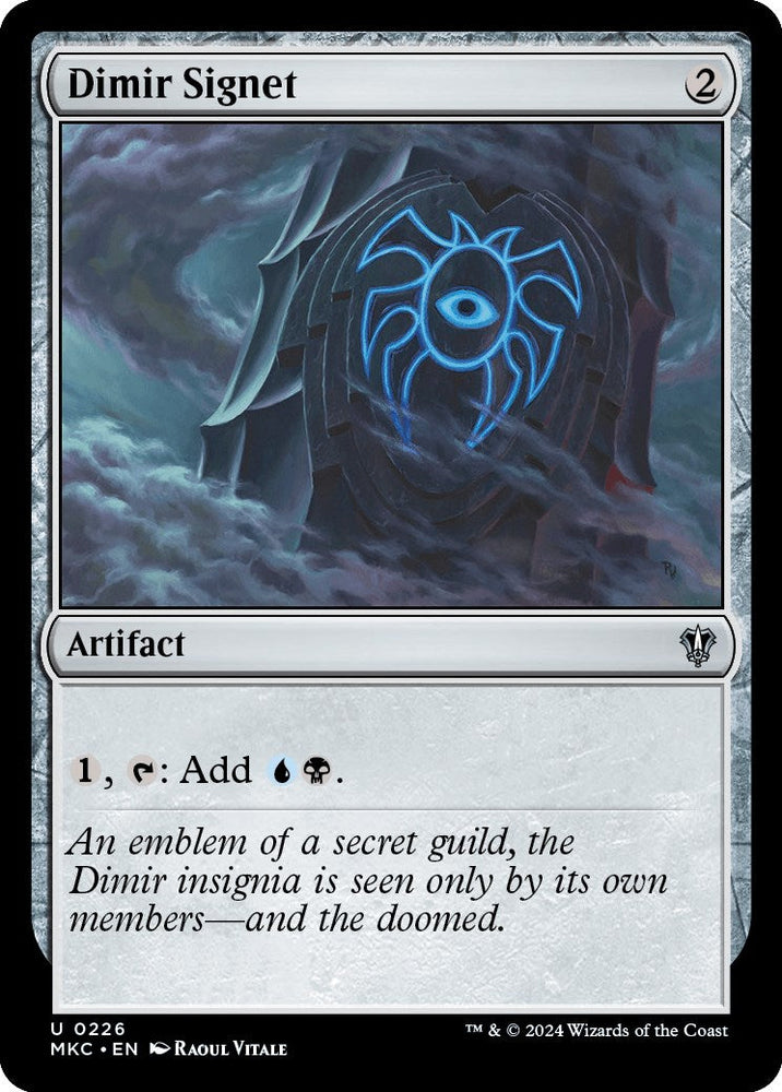 Dimir Signet [Murders at Karlov Manor Commander] Magic: The Gathering