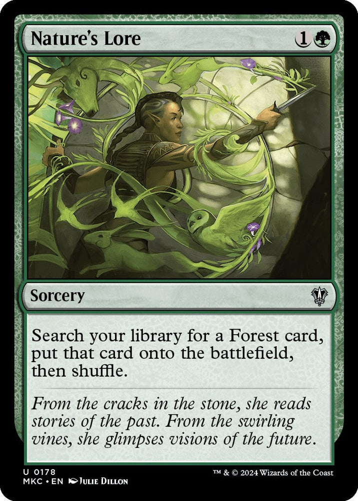 Nature's Lore [Murders at Karlov Manor Commander] Magic: The Gathering