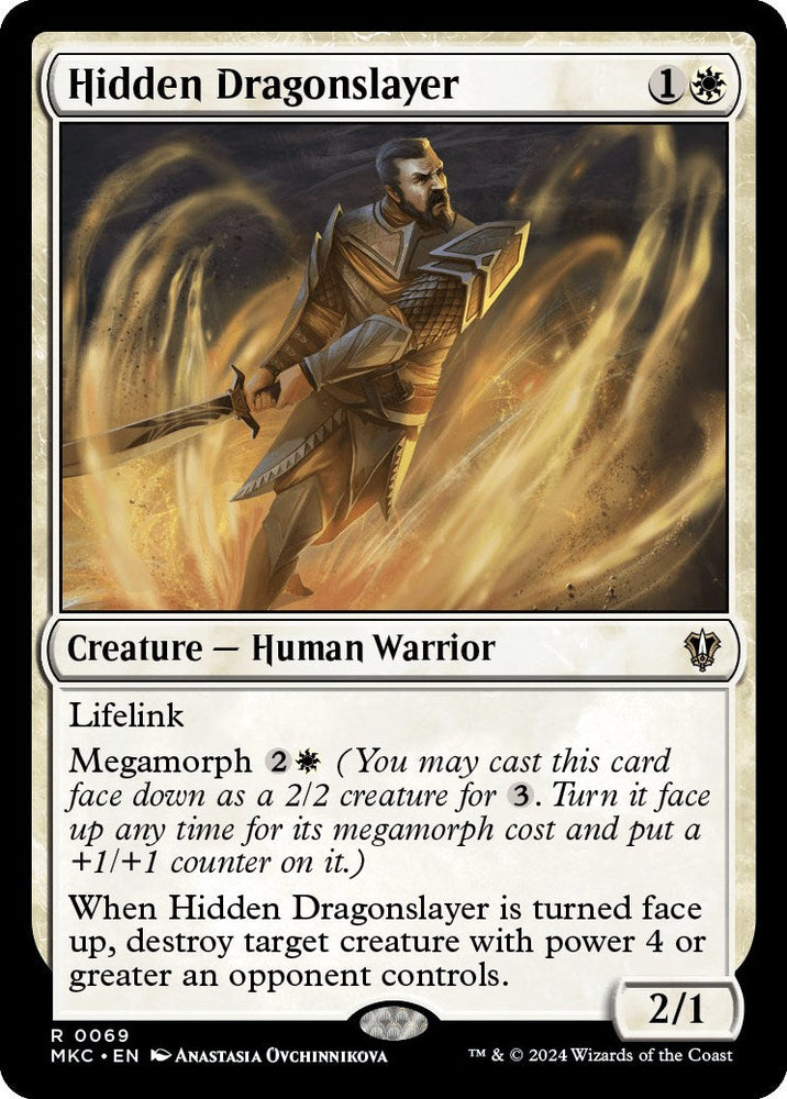 Hidden Dragonslayer [Murders at Karlov Manor Commander] Magic: The Gathering