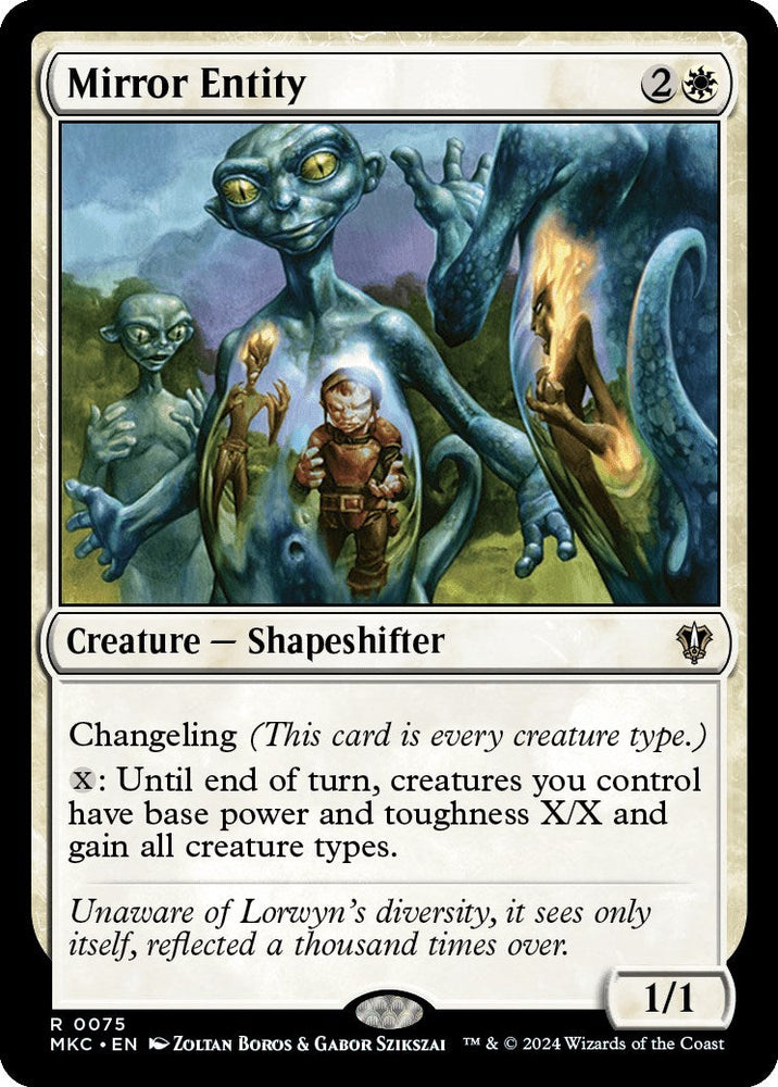 Mirror Entity [Murders at Karlov Manor Commander] Magic: The Gathering