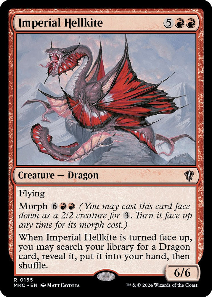 Imperial Hellkite [Murders at Karlov Manor Commander] Magic: The Gathering