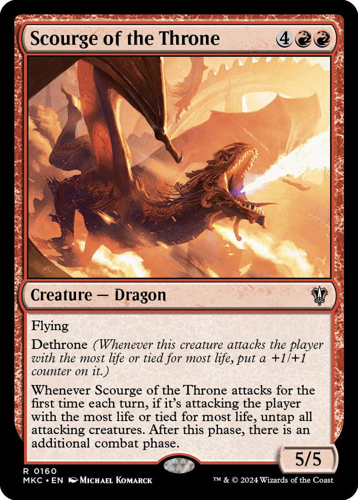 Scourge of the Throne [Murders at Karlov Manor Commander] Magic: The Gathering