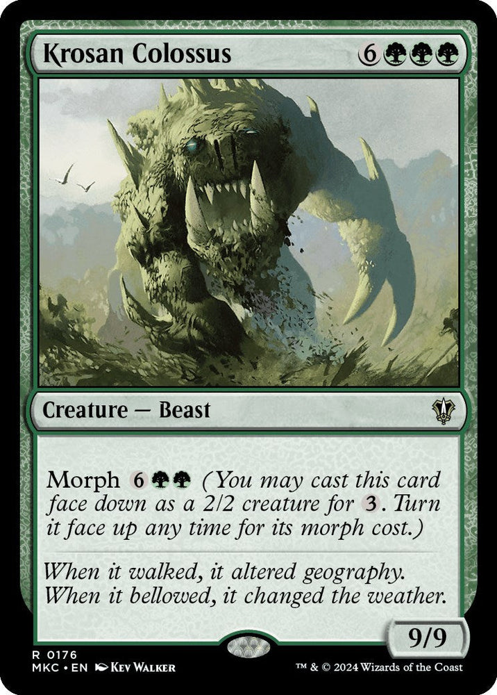 Krosan Colossus [Murders at Karlov Manor Commander] Magic: The Gathering