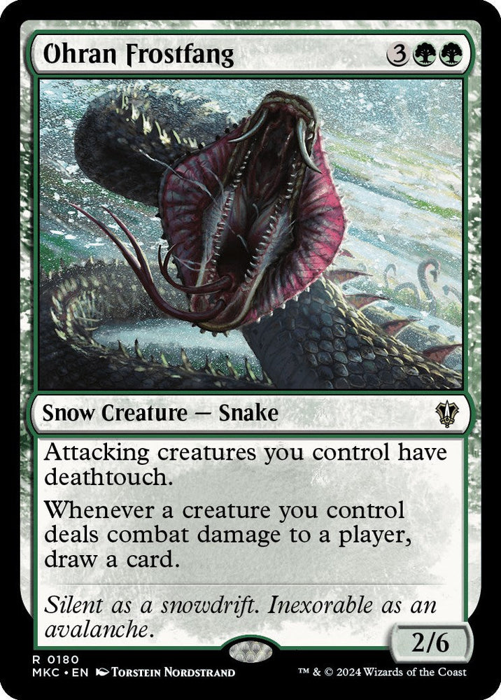 Ohran Frostfang [Murders at Karlov Manor Commander] Magic: The Gathering