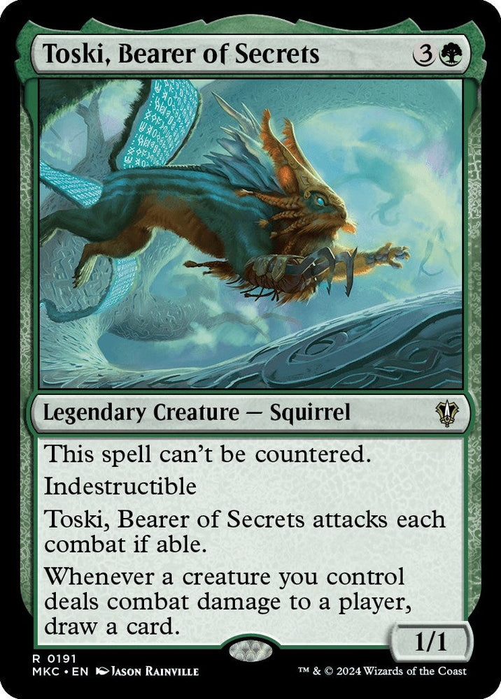Toski, Bearer of Secrets [Murders at Karlov Manor Commander] Magic: The Gathering