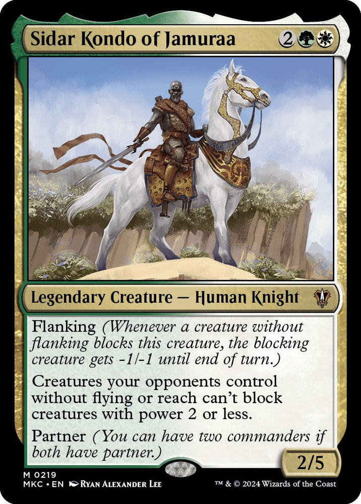 Sidar Kondo of Jamuraa [Murders at Karlov Manor Commander] Magic: The Gathering