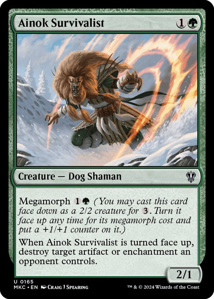 Ainok Survivalist [Murders at Karlov Manor Commander] Magic: The Gathering