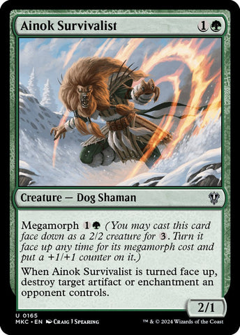 Ainok Survivalist [Murders at Karlov Manor Commander] Magic: The Gathering