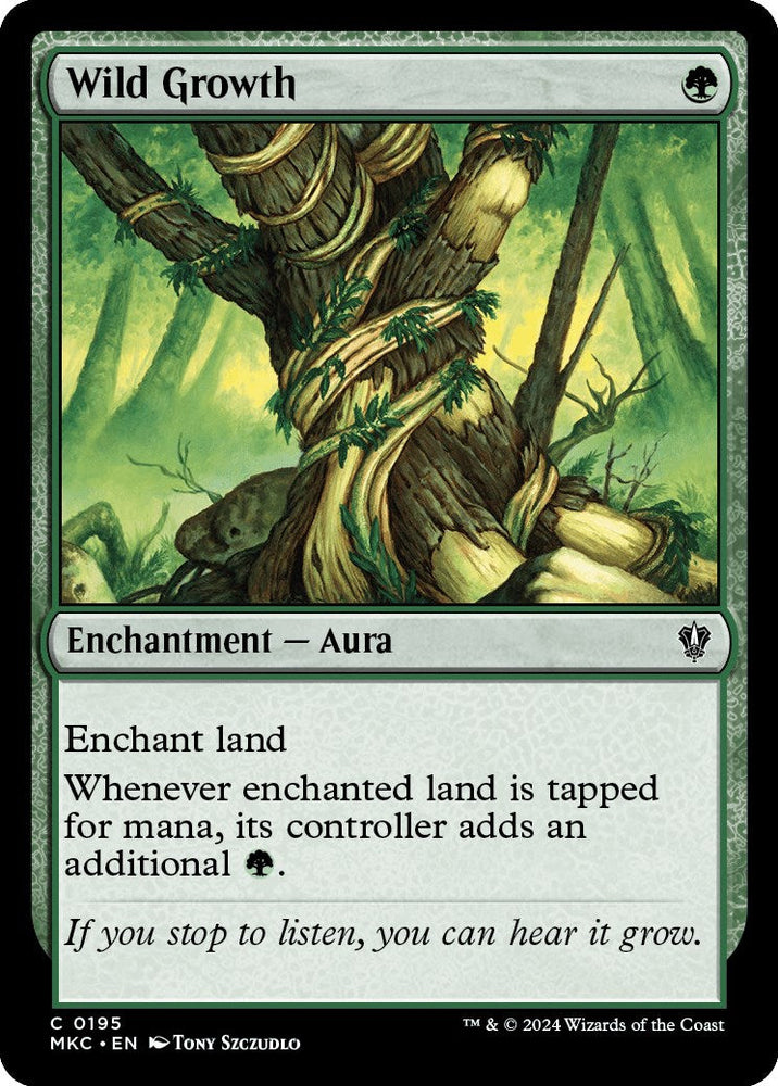 Wild Growth [Murders at Karlov Manor Commander] Magic: The Gathering