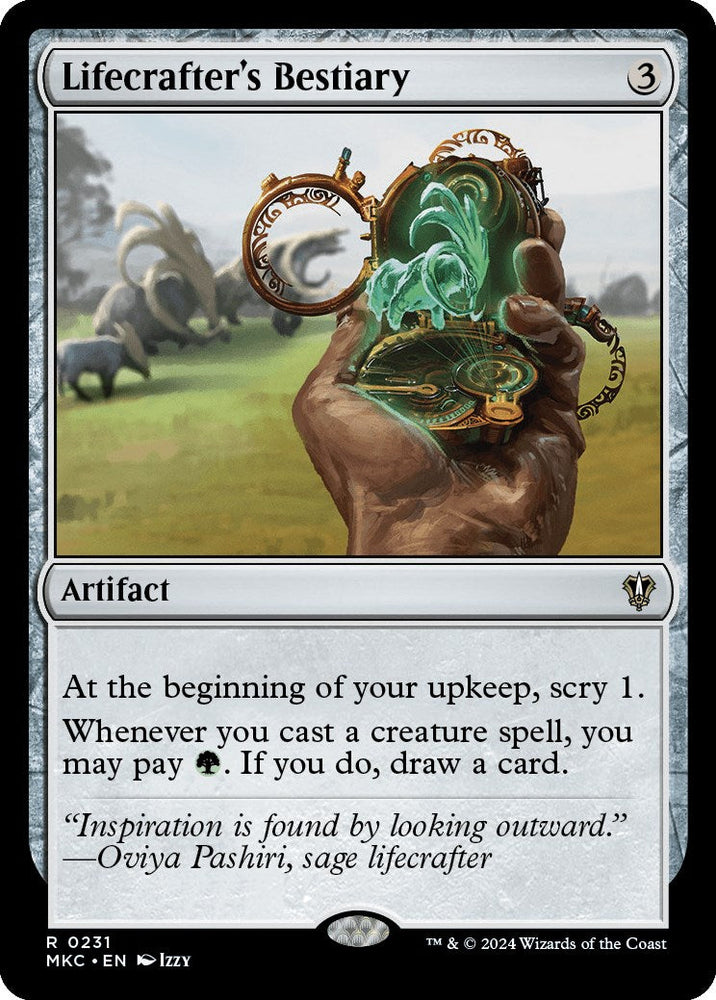 Lifecrafter's Bestiary [Murders at Karlov Manor Commander] Magic: The Gathering